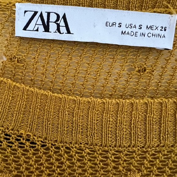 Zara Knit Short Sleeve Top - Picture 3 of 5